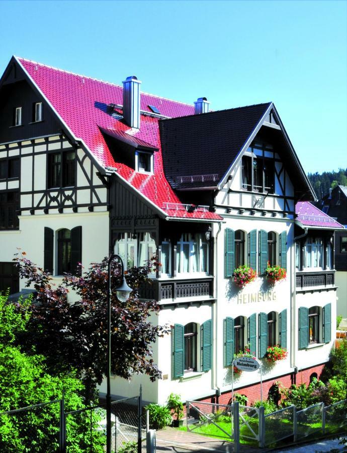 Hotel-Pension Heimburg Bad Elster Exteriör bild